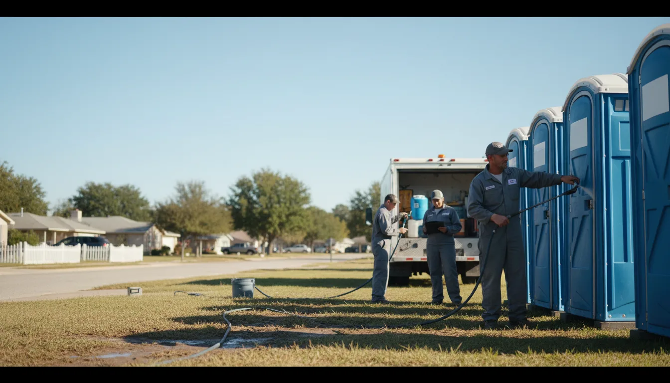 Long-Term Portable Toilet Rental in Bishop Hill, IL near me